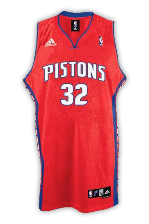 detroit pistons jersey history