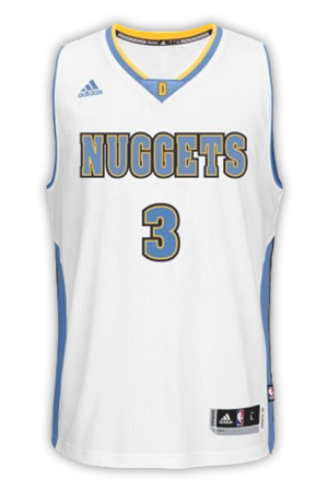 nuggets jersey history