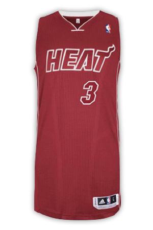 miami heat red hot jersey