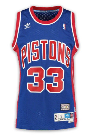 detroit pistons jersey history